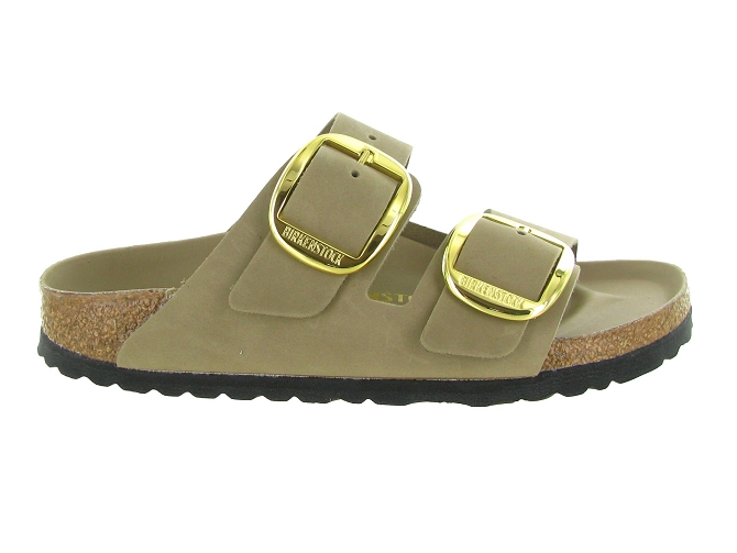 sandales et nu pieds - Confort - femme - Cuir Vernis - Beige - Birkenstock5483307_2