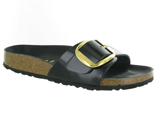 nu pieds - Mule Sabot - femme - Cuir - Noir - Birkenstock
