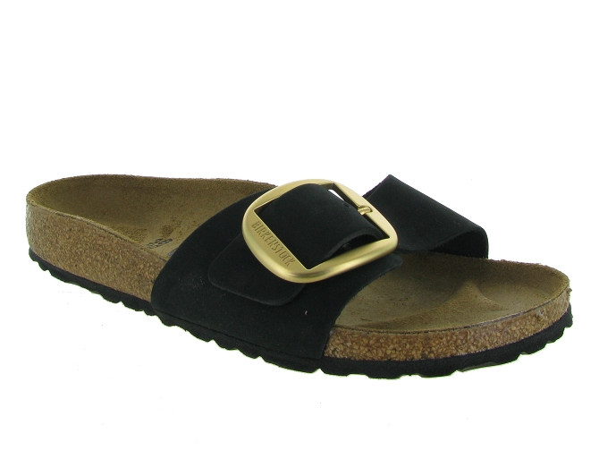 Birkenstock nu pieds madrid big buckle noir