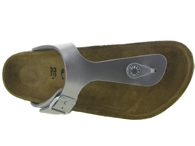 Birkenstock sandales et nu pieds gizeh argent5484702_3