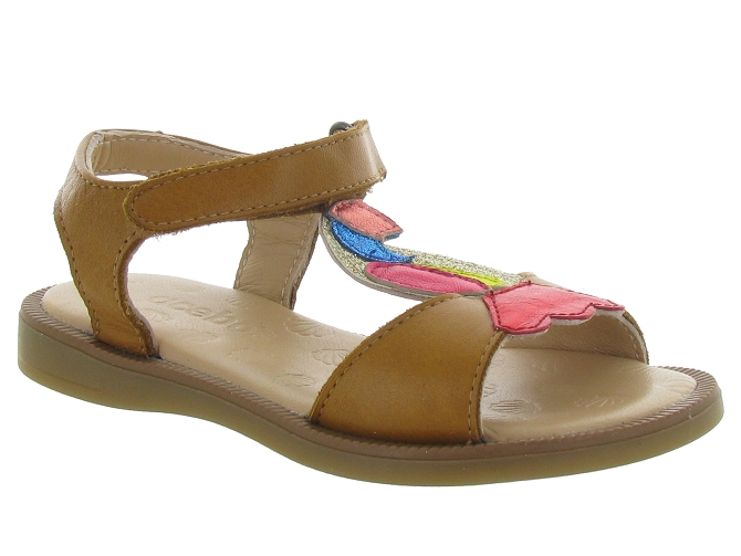 Acebos sandales et nu pieds 5614 marron