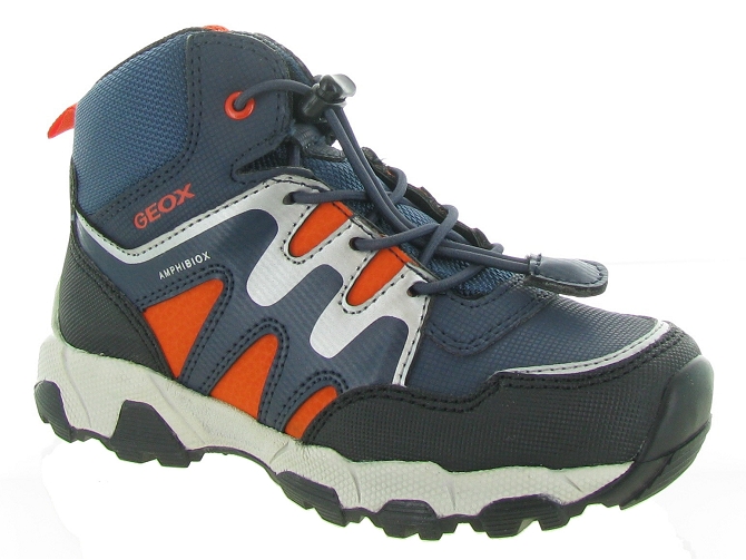 apres ski bottes fourrees -  - junior garcon - Nylon - Bleu Marine - Geox