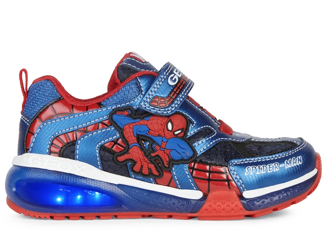 Geox baskets et sneakers j26feb grayjay spiderman bleu royal5495401_2