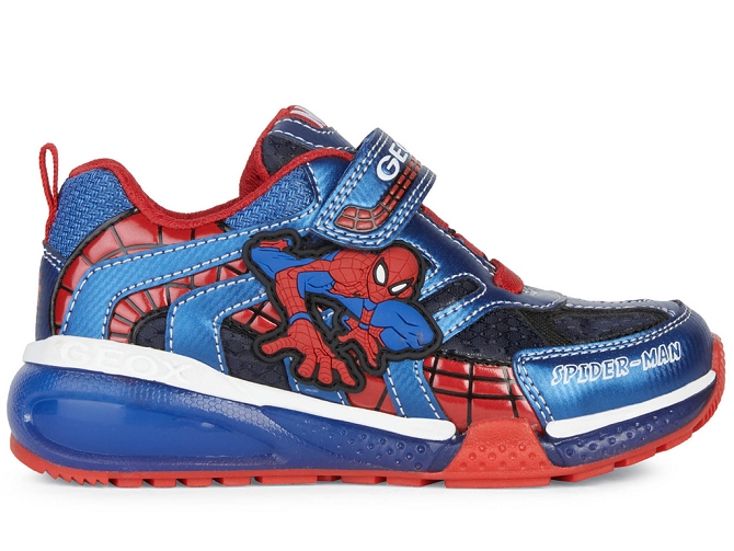 Geox baskets et sneakers j26feb grayjay spiderman bleu royal5495401_3