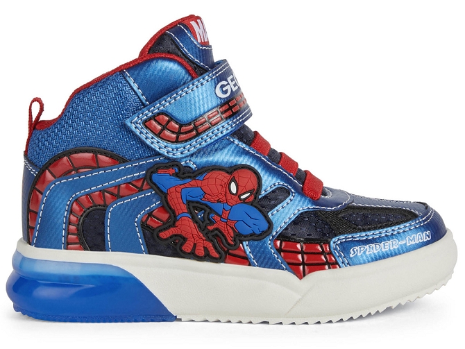 Geox baskets et sneakers j269yc grayjay spiderman bleu royal5495601_3