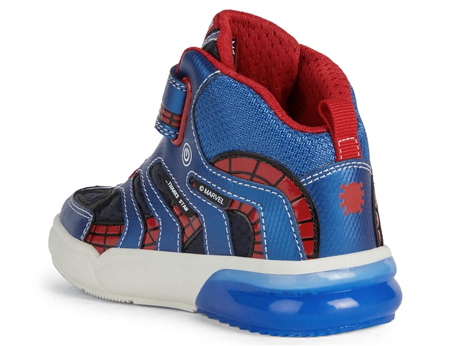 Geox baskets et sneakers j269yc grayjay spiderman bleu royal5495601_5