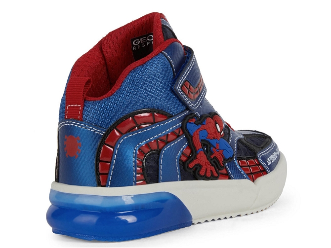 Geox baskets et sneakers j269yc grayjay spiderman bleu royal5495601_6