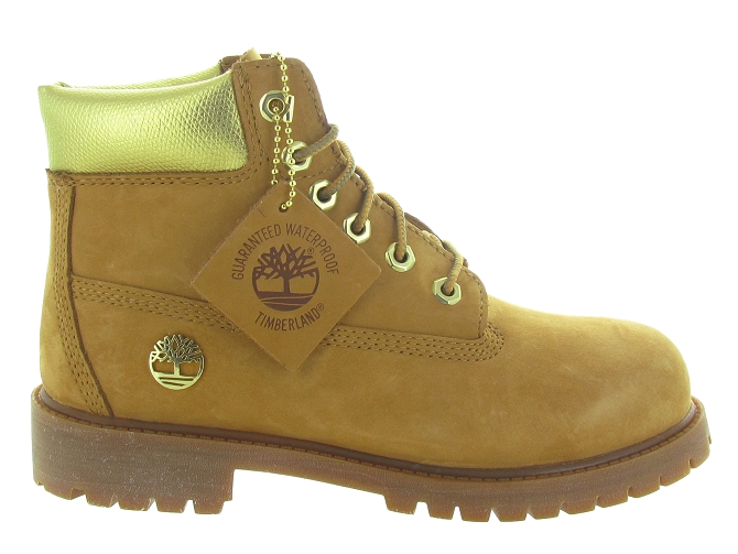 bottines et boots -  - junior fille - Nubuck - Jaune - Timberland5505101_2