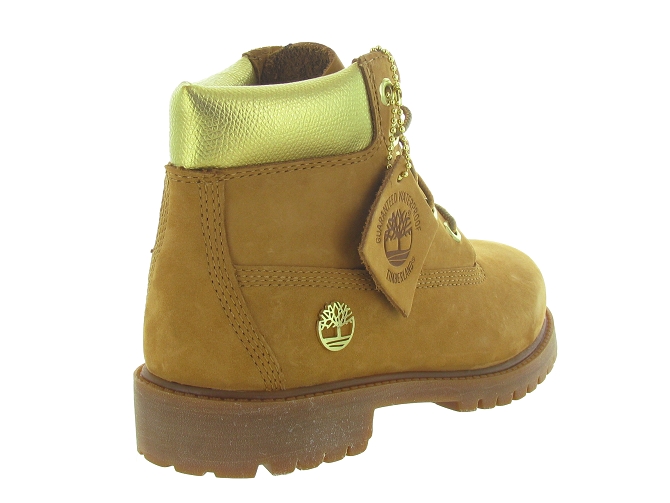 bottines et boots -  - junior fille - Nubuck - Jaune - Timberland5505101_5