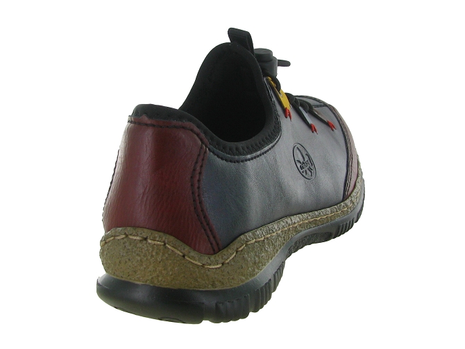 chaussures a lacets - Lacets détente - femme - Synthétique - Bleu - Rieker5516301_5