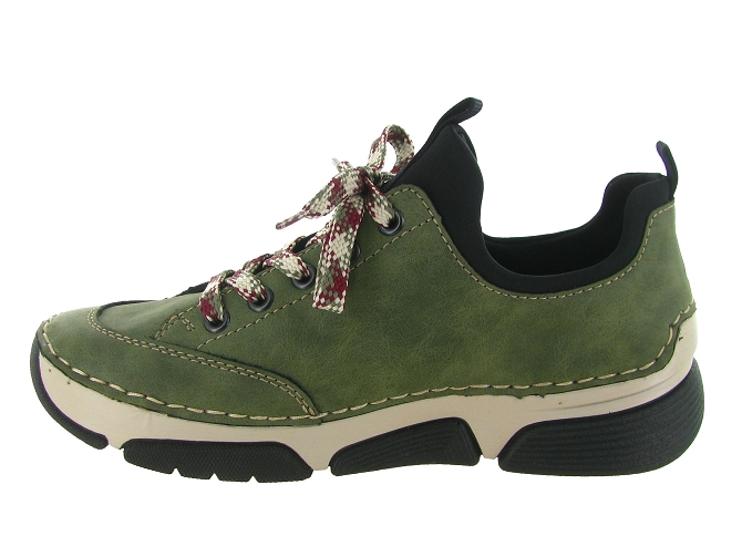 baskets et sneakers - Tendance - femme - Synthétique - Kaki - Rieker5517601_4
