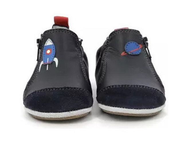 chaussons et pantoufles -  - bebe garcon - Cuir - Bleu - Robeez5522601_5