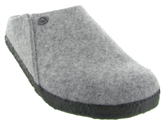 Birkenstock chaussons et pantoufles zermatt shearling gris5524302_3
