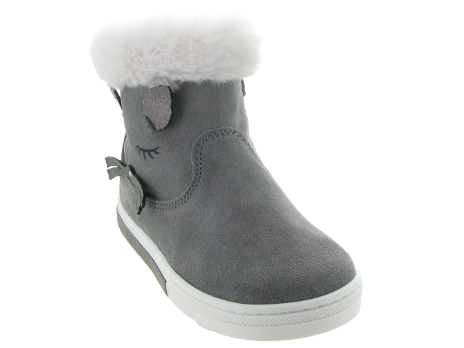 bottines et boots -  - bebe fille - Nubuck - Gris - Primigi5533902_3