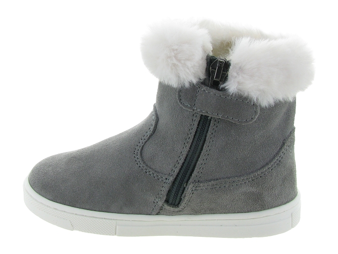 bottines et boots -  - bebe fille - Nubuck - Gris - Primigi5533902_4