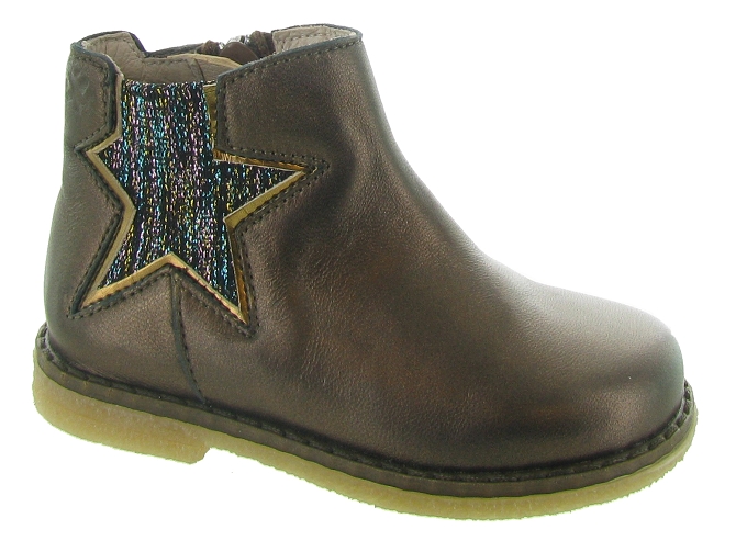 bottines et boots -  - bebe fille - Cuir - Bronze - Acebos