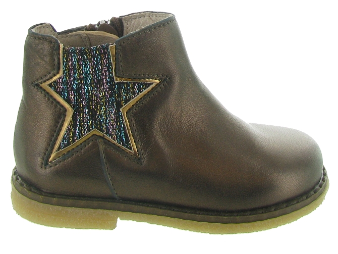 bottines et boots -  - bebe fille - Cuir - Bronze - Acebos5536901_2