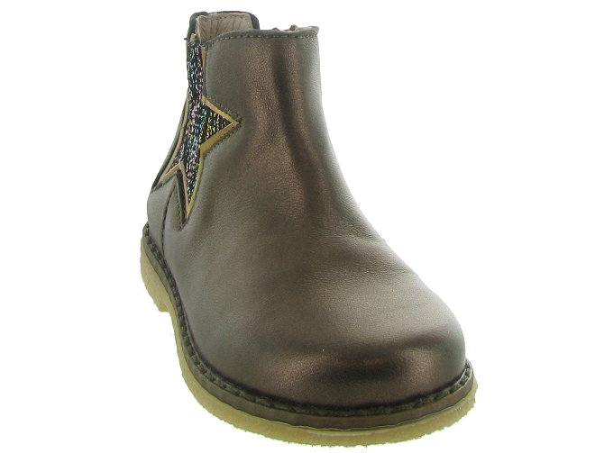 bottines et boots -  - bebe fille - Cuir - Bronze - Acebos5536901_3