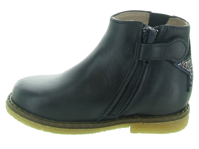 bottines et boots -  - bebe fille - Cuir - Bleu Marine - Acebos5537001_4