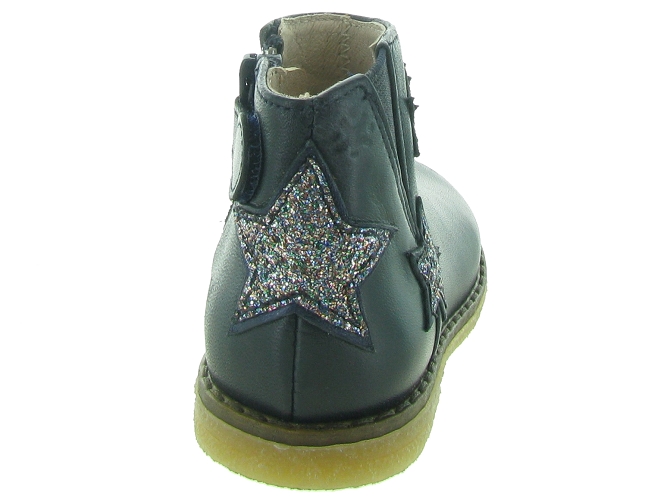 bottines et boots -  - bebe fille - Cuir - Bleu Marine - Acebos5537001_5