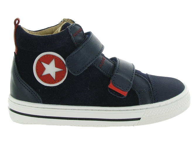 chaussures a scratch -  - junior garcon - Nubuck - Orange - Acebos5538002_2