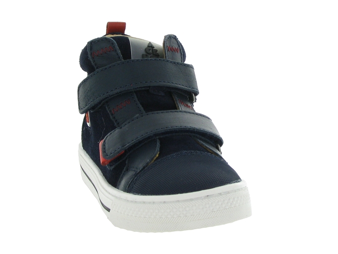 chaussures a scratch -  - junior garcon - Nubuck - Orange - Acebos5538002_3