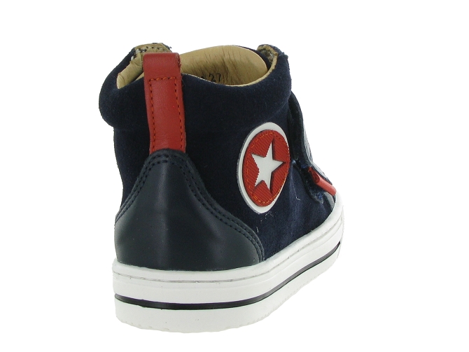chaussures a scratch -  - junior garcon - Nubuck - Orange - Acebos5538002_5