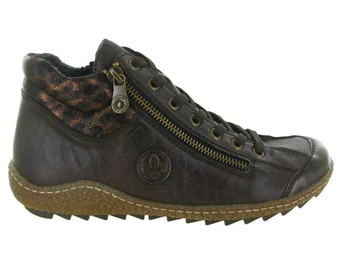 chaussures a lacets - Détente - femme - Synthétique - Marron - Rieker5540802_2