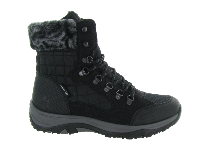 Rieker apres ski bottes fourrees m9644 noir5541201_2