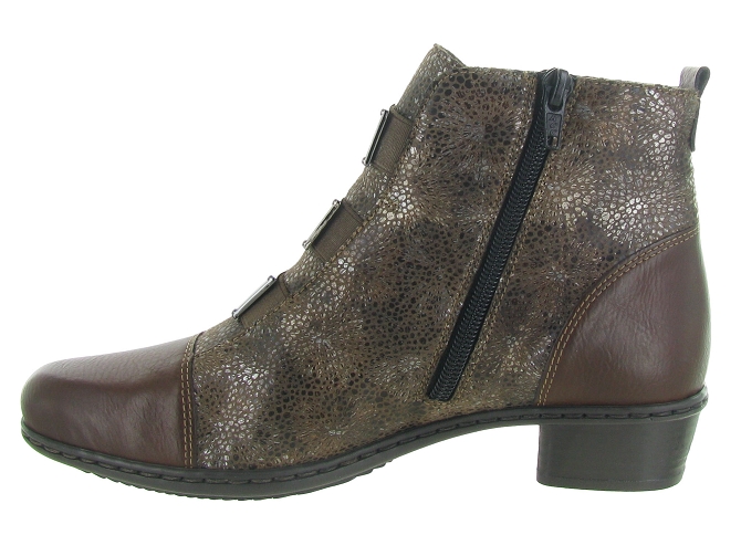 Rieker bottines et boots y07c9 marron5542301_4