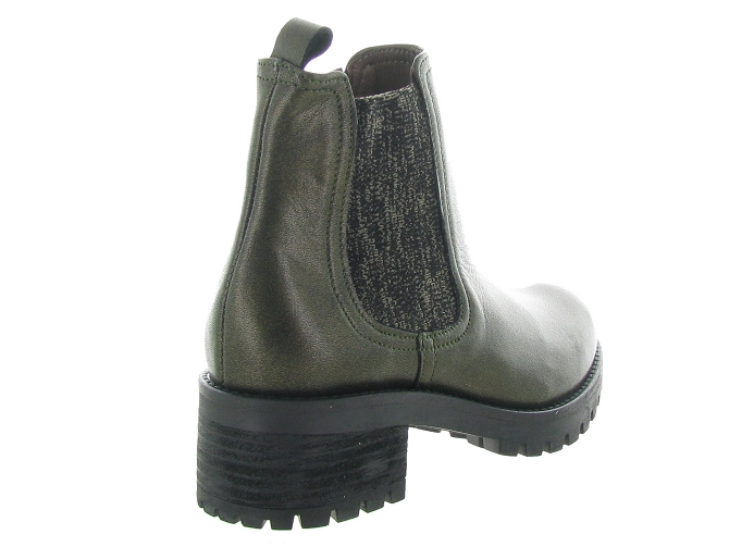 bottines et boots - Chelsea - femme - Cuir - Kaki - Minka design5543801_5