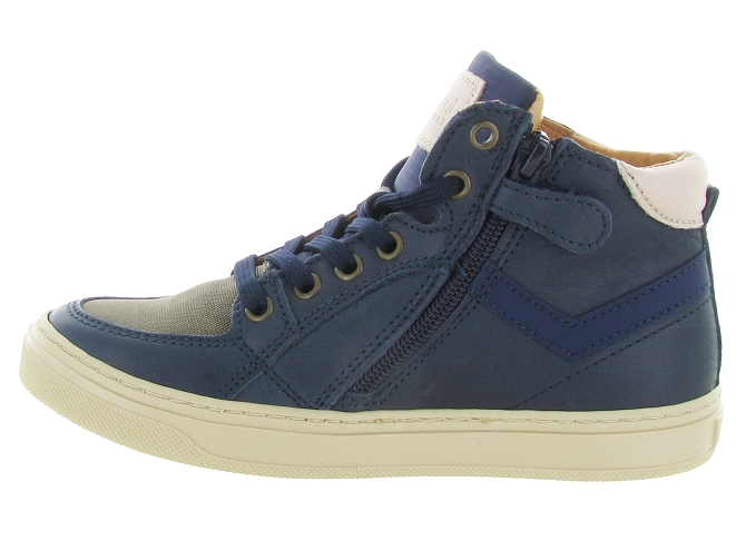 chaussures a lacets -  - junior garcon - Cuir - Bleu - Bisgaard5545502_4