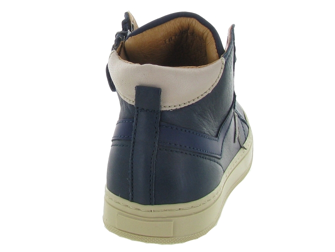 chaussures a lacets -  - junior garcon - Cuir - Bleu - Bisgaard5545502_5