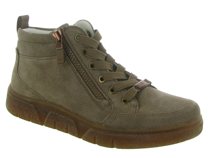 chaussures a lacets - Lacets détente - femme - Synthétique - Taupe - Ara