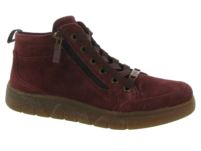 chaussures a lacets - Lacets détente - femme - Synthétique - Bordeaux - Ara