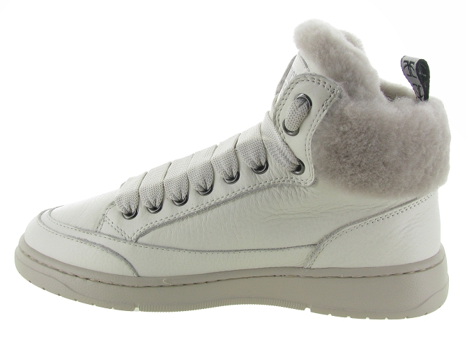 Candice cooper chaussures a lacets vela mid fur blanc5555301_4