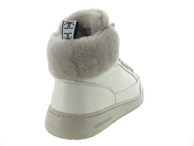 Candice cooper chaussures a lacets vela mid fur blanc5555301_5