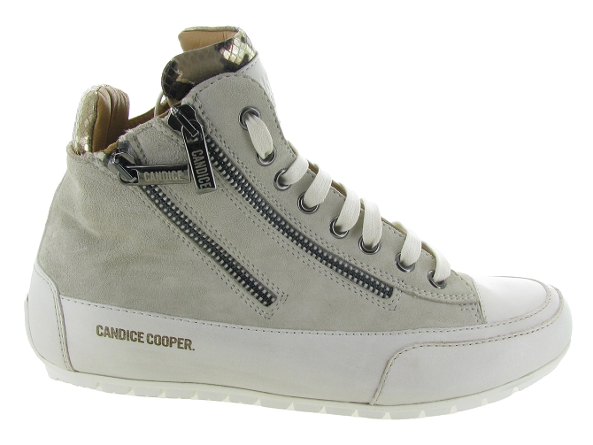 chaussures a lacets - Lacets détente - femme - Cuir - Gris - Candice cooper5555501_2
