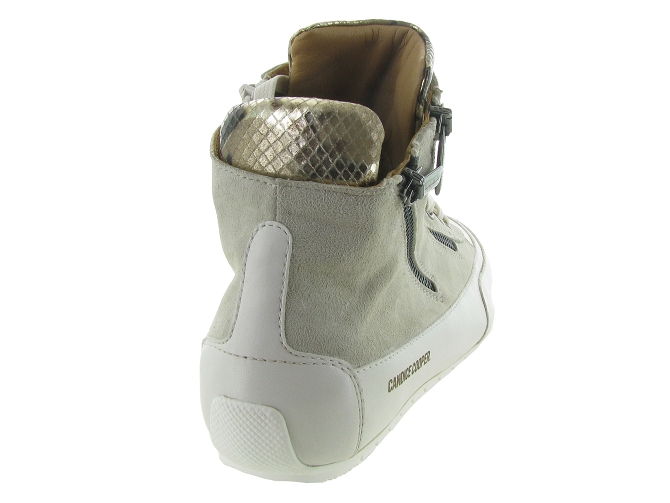 chaussures a lacets - Lacets détente - femme - Cuir - Gris - Candice cooper5555501_5