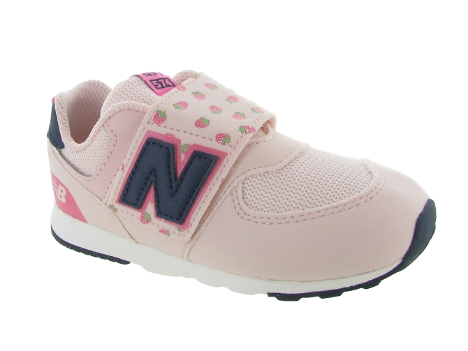 baskets et sneakers -  - bebe fille - Toile  - Rose - New balance