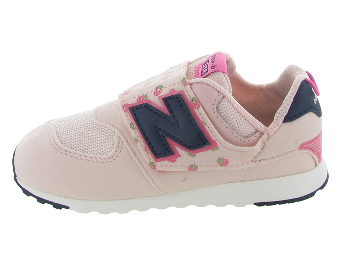 baskets et sneakers -  - bebe fille - Toile  - Rose - New balance5558601_4