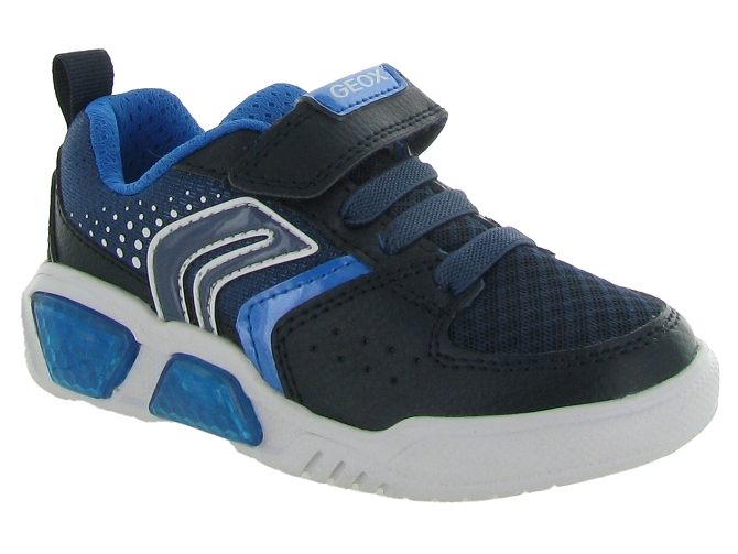 Geox baskets et sneakers j35gva illuminus bleu royal