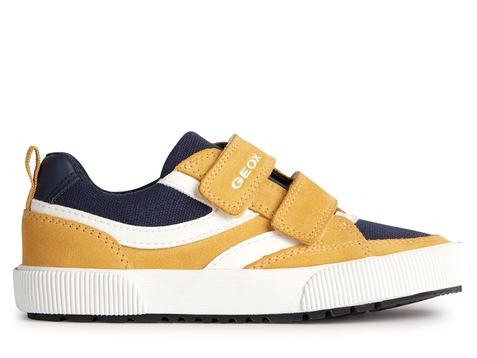 baskets et sneakers -  - junior garcon - Toile  - Jaune - Geox5561901_2