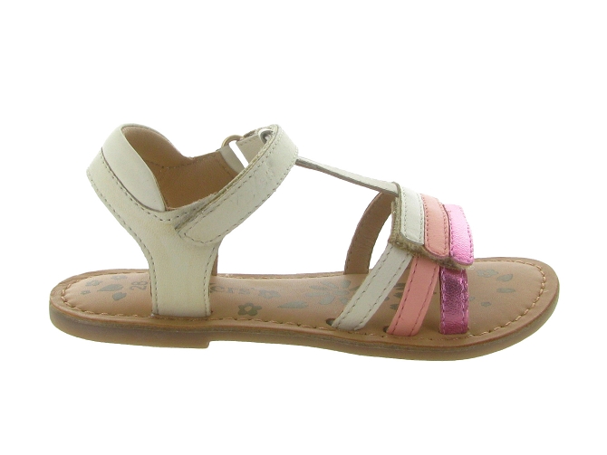 sandales et nu pieds -  - junior fille - Cuir - Beige - Kickers5567905_2