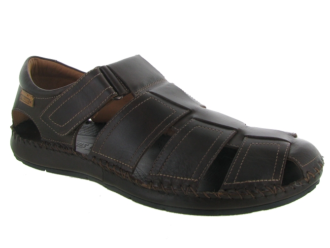 nu pieds - Sandales - homme - Cuir - Marron - Pikolinos