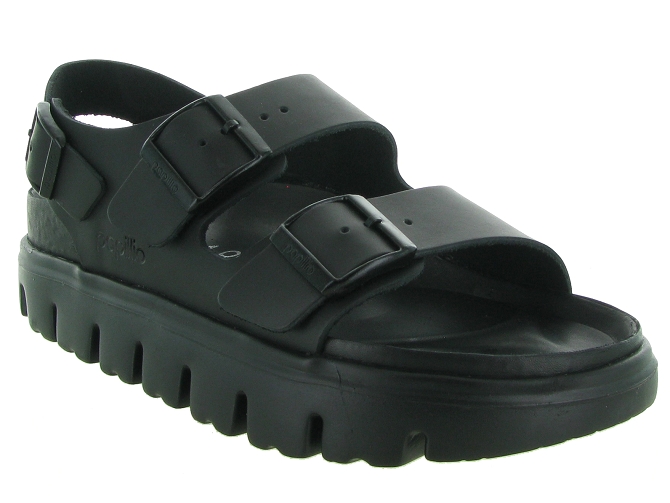 nu pieds - Casual - femme - Cuir - Noir - Birkenstock