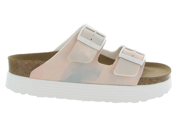 Birkenstock nu pieds arizona platform vegan bicolore5578401_2