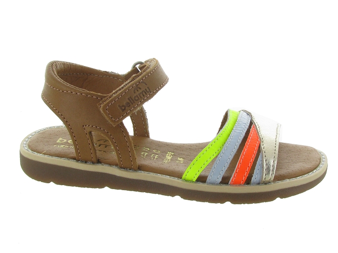 sandales et nu pieds -  - junior fille - Cuir - Marron - Bellamy5581101_2