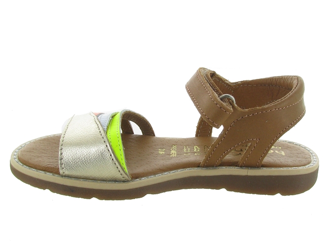 sandales et nu pieds -  - junior fille - Cuir - Marron - Bellamy5581101_4
