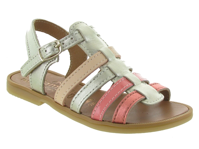 sandales et nu pieds -  - junior fille - Cuir - Rose - Bellamy